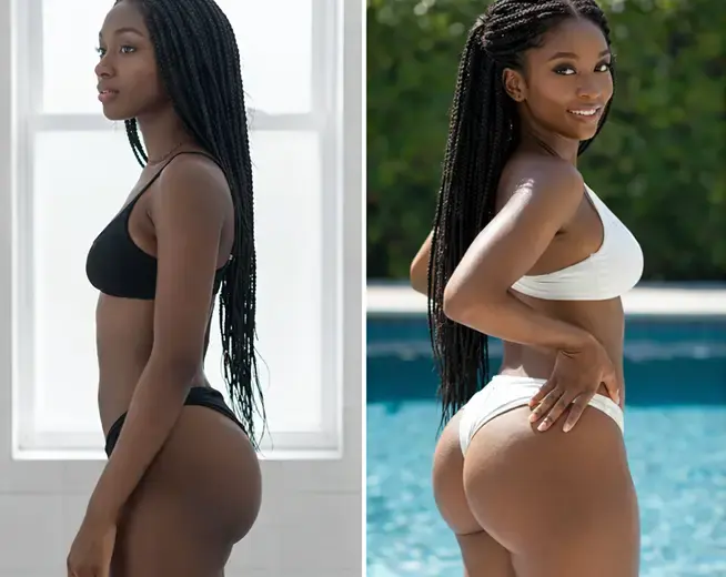 Client before using PeachyMe